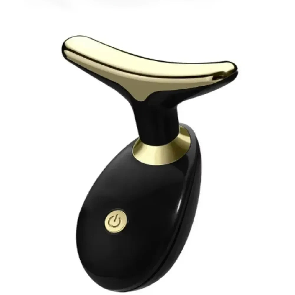Electric skin tightening care massage device, suitable for treating wrinkles, double chin and skin firmness.