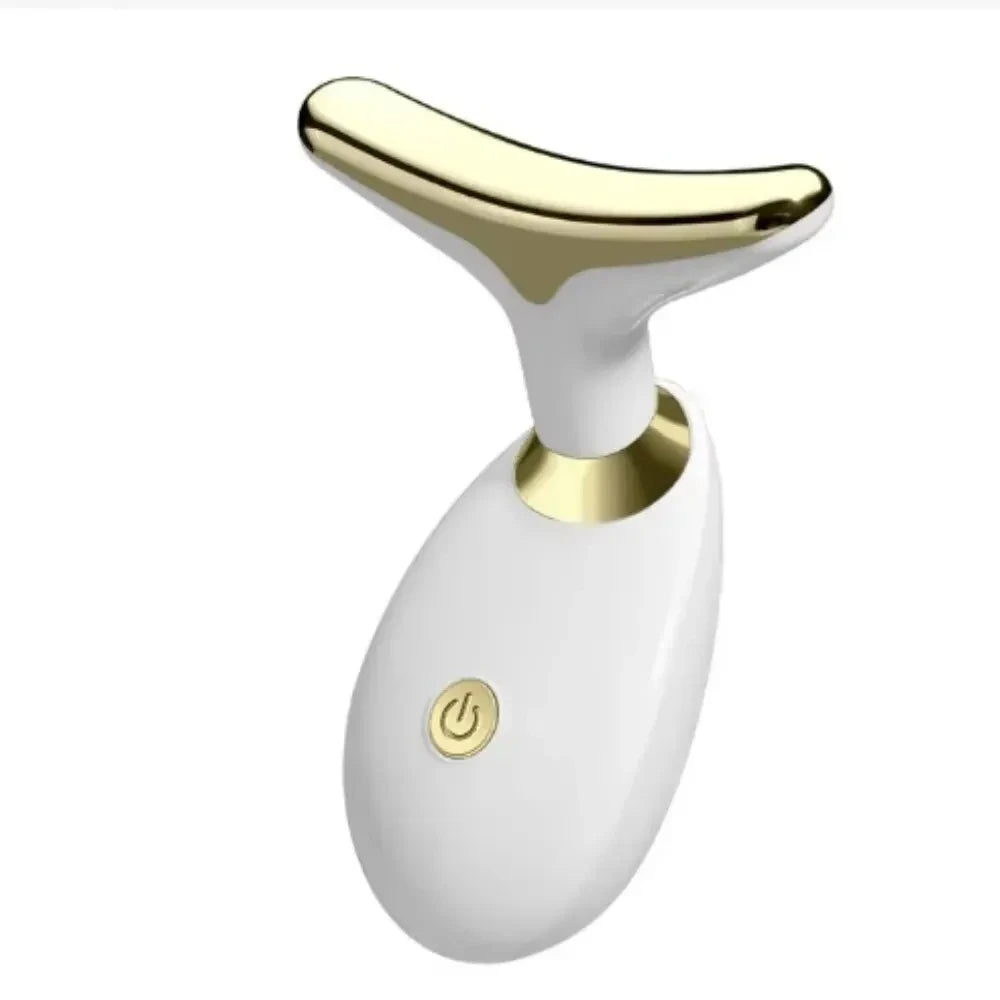 Electric skin tightening care massage device, suitable for treating wrinkles, double chin and skin firmness.