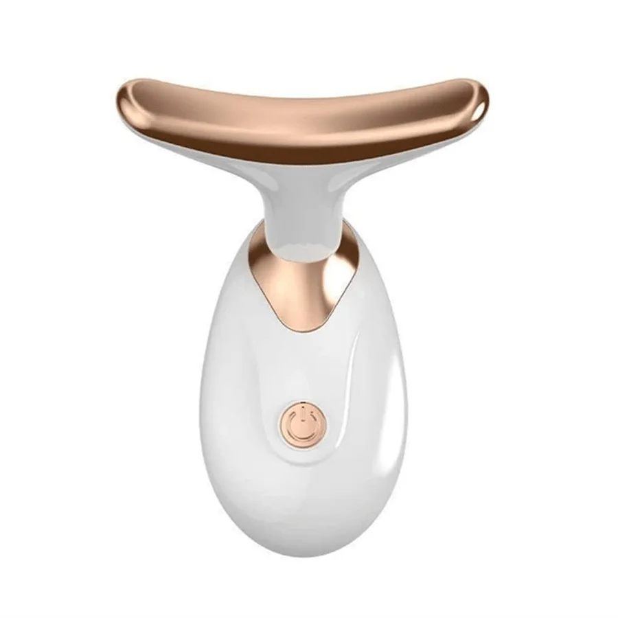 Electric skin tightening care massage device, suitable for treating wrinkles, double chin and skin firmness.
